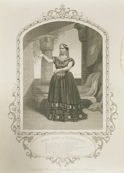 Frøken Laura Addison som Imogen, i Cymbeline av William Shakespeare (1564-1616) av English School