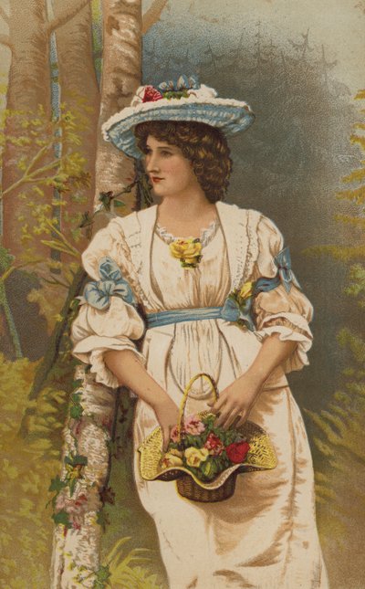 Frøken Mary Anderson (kromolitho) av English School
