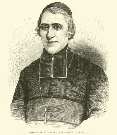 Monseigneur Guibert, erkebiskop av Paris, mai 1871 av English School