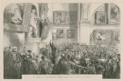 Monsieur Kossuth taler til Court of Common Council av English School