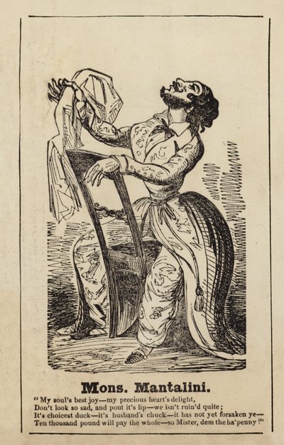 Monsieur Mantalini fra Nicholas Nickleby av English School