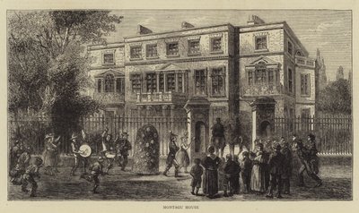 Montagu House (gravering) av English School