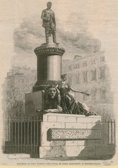 Monument til feltmarskalk Lord Clyde av English School