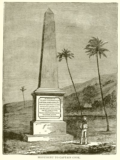 Monument til kaptein Cook av English School