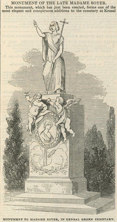 Monument til Madame Soyer av English School
