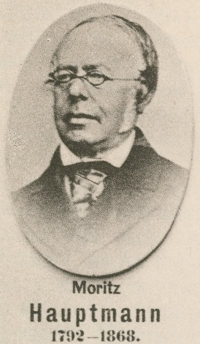 Moritz Hauptmann (gravering) av English School