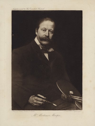 Mortimer Menpes (fotogravering) av English School