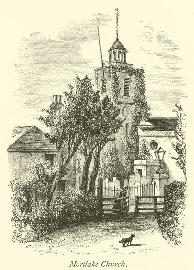 Mortlake kirke av English School