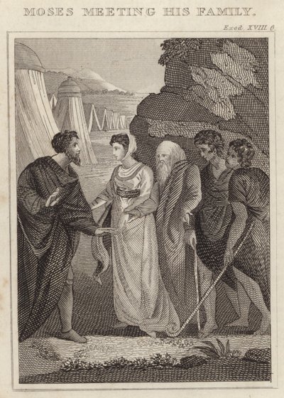 Moses møter familien sin av English School