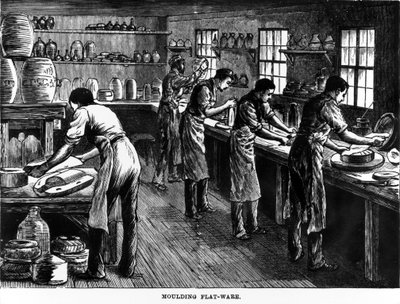 Støpebestikk, 1800-tallet av English School