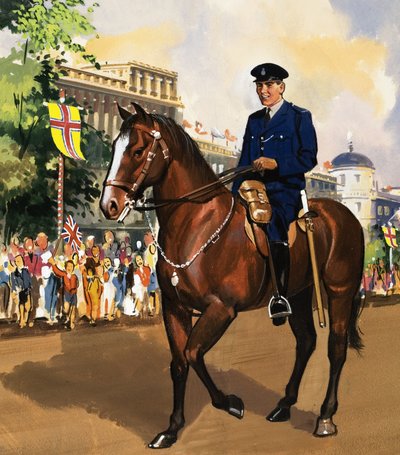 Montert politimann av English School