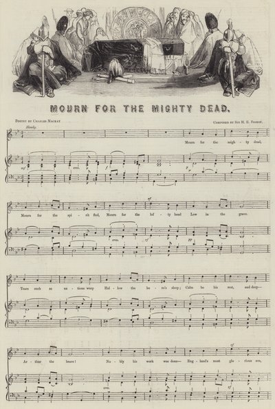 Mourn for the Mighty Dead (gravering) av English School