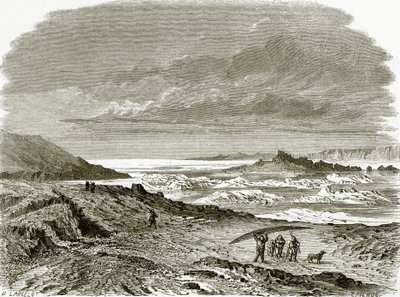 Munningen av Backs elv av English School