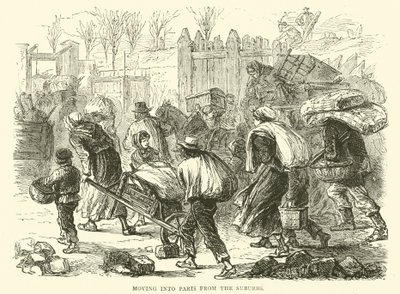 Flyttet inn i Paris fra forstedene, desember 1870 av English School