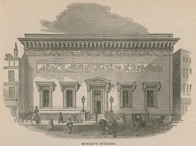Moxhays-bygningen på Threadneedle Street av English School