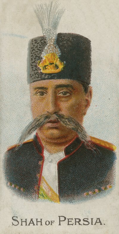 Mozaffar ad-Din, sjah av Persia av English School