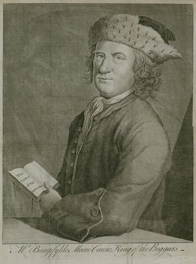 Mr Bampfylde Moore Carew, King of the Beggars av English School