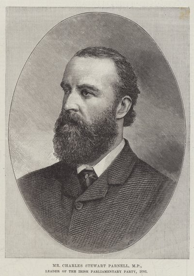 Mr Charles Stewart Parnell, MP, leder av det irske parlamentariske partiet av English School