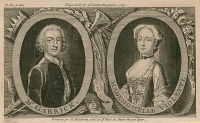 Mr Garrick og Mademoiselle Violetti (Eva Marie Veigel) av English School