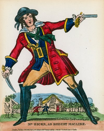 Mr Hicks som Robert Macaire av English School