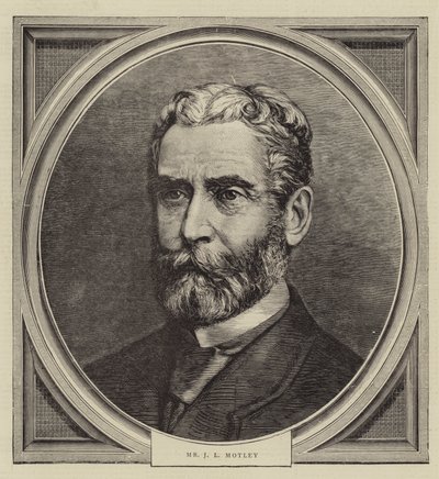 Mr J L Motley (gravering) av English School