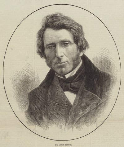 Mr John Ruskin (gravering) av English School