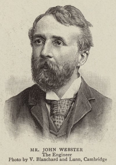 Mr John Webster (gravering) av English School