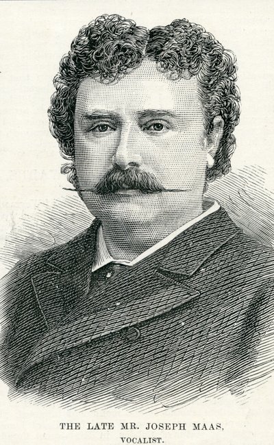 Mr Joseph Maas (1847-1886), illustrasjon for grafikeren av English School