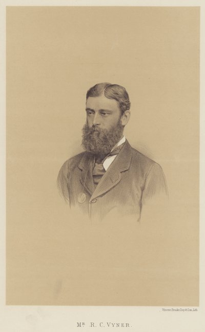 Herr RC Vyner (litografi) av English School