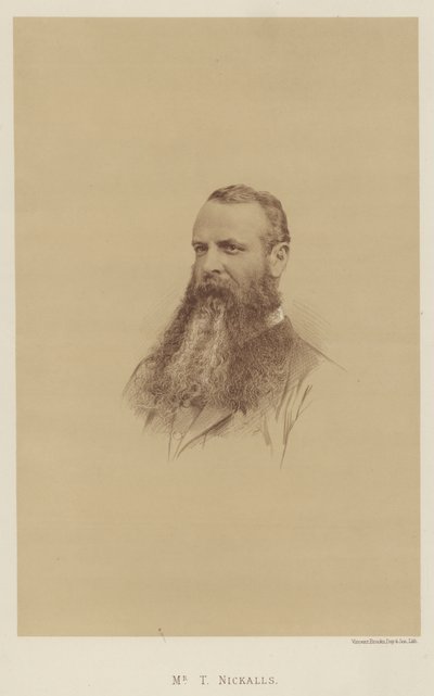 Mr. T Nickalls (litografi) av English School
