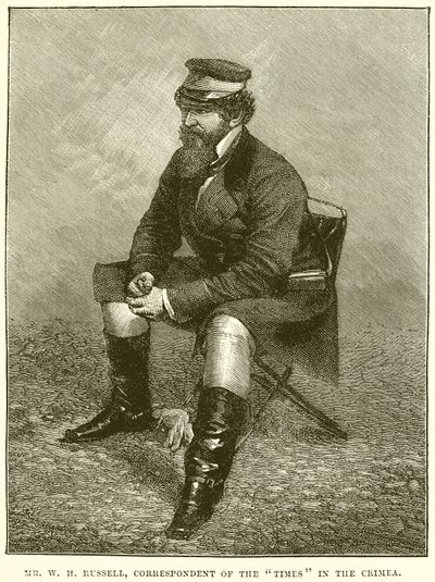 Mr. W. H. Russell, korrespondent for Times in the Crimea av English School