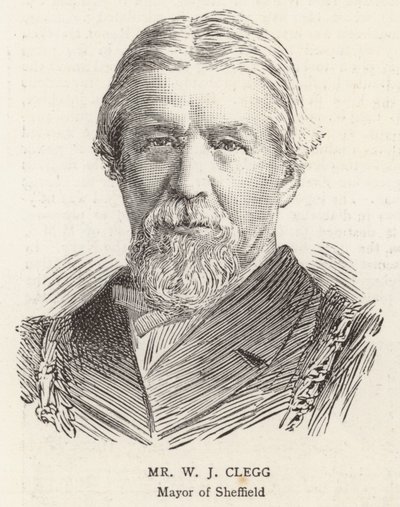 Mr W J Clegg (gravering) av English School