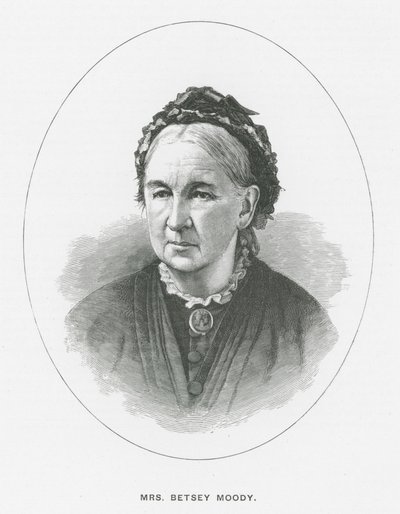 Fru Betsey Moody (litografi) av English School