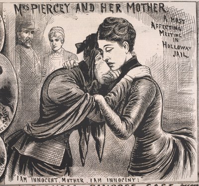 Fru Piercey og moren hennes, Illustrated Police News, 22. november 1890 (trykt) av English School