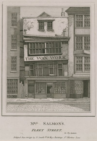 Mrs Salmons, The Wax Work, Fleet Street av English School