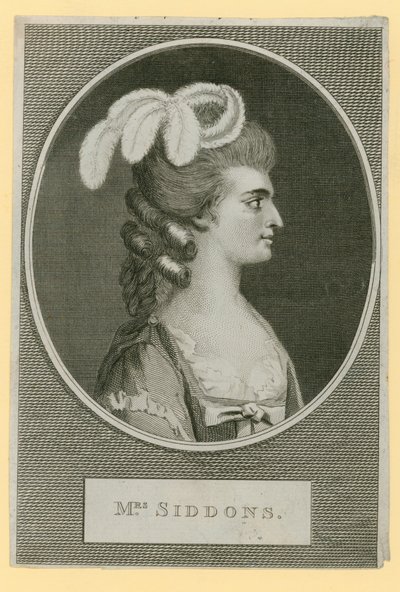 Fru Sarah Siddons, skuespillerinne av English School