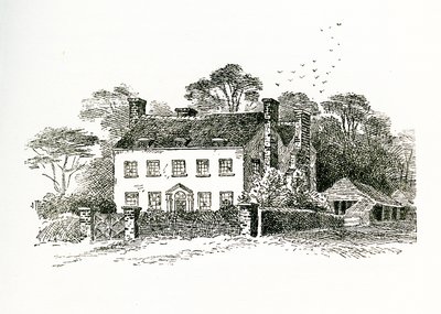 Fru Snookes hus i Ringmer, Sussex, England, 1733 av English School