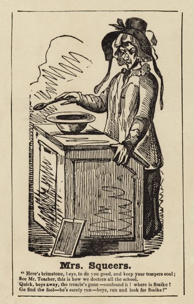 Mrs Squeers fra Nicholas Nickleby av English School