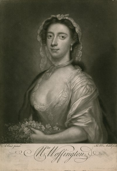 Mrs. Woffington, Schauspielerin von English School