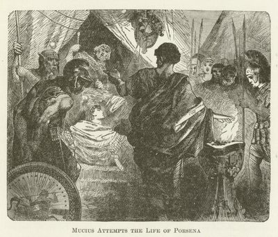 Mucius forsøker livet til Porsena av English School