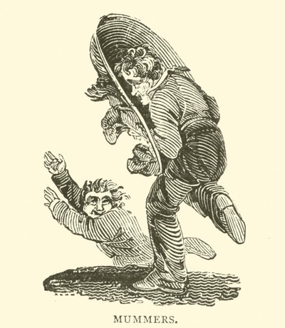 Mummers (tresnitt) av English School