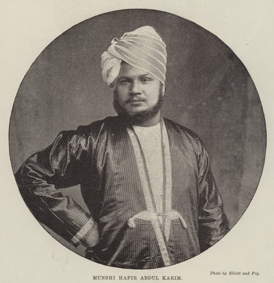 Munshi Hafir Abdul Karim (gravering) av English School