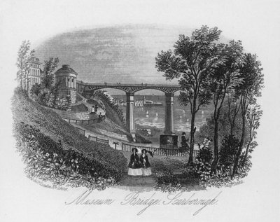 Museum Bridge, Scarborough (gravering) av English School