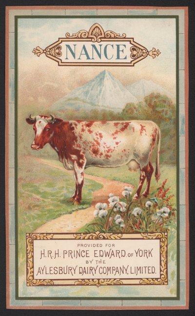 Nance, reklame for Aylesbury Dairy Company av English School