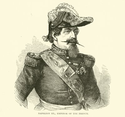 Napoleon III, franskmennenes keiser, juli 1870 av English School
