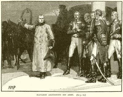 Napoleon forlater hæren sin av English School
