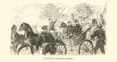 Napoleon forlater Sedan, september 1870 av English School