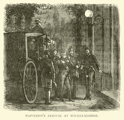 Napoleons ankomst til Wilhelmshohe, september 1870 av English School