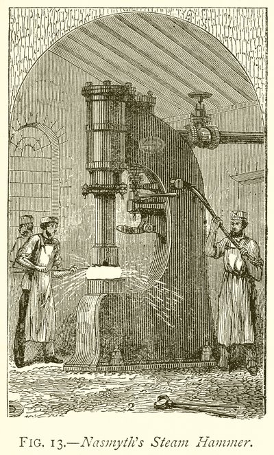 Nasmyths Steam Hammer av English School