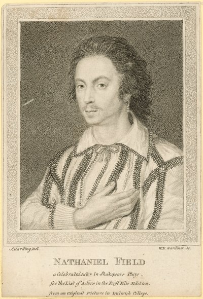 Nathaniel Field, en berømt skuespiller i Shakespeare-skuespill av English School